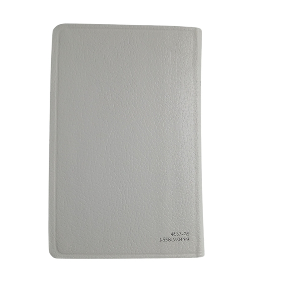 Baby's First New Testament Book with Psalms & Proverbs White Faux Leather - Picture 8 of 8